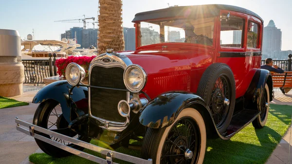 Doha Qatar Mars 2020 1929 Ford Modèle Une Voiture Classique — Photo