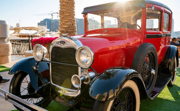 Doha Qatar Mars 2020 1929 Ford Modèle Une Voiture Classique — Photo