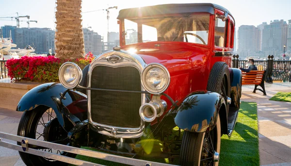 Doha Qatar Mars 2020 1929 Ford Modèle Une Voiture Classique — Photo