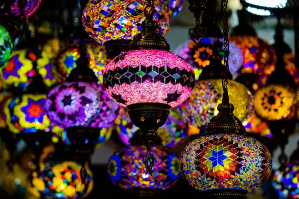 Több Arab Lámpa Egy Pulykaboltban — Stock Fotó
