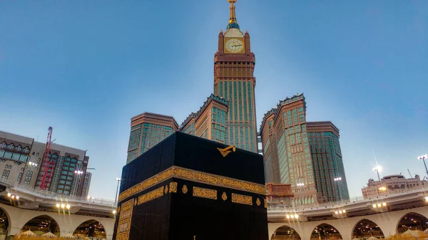 Mecca Saudi Arabia Března 2019 Dveře Kaaby Názvem Multazam Grantově — Stock fotografie