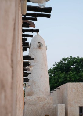 Wakrah şehrindeki eski cami.