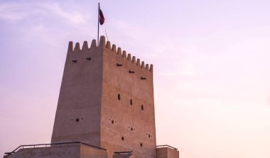 Doha, Katar, Orta Doğu 'daki tarihi Barzan Kulesi