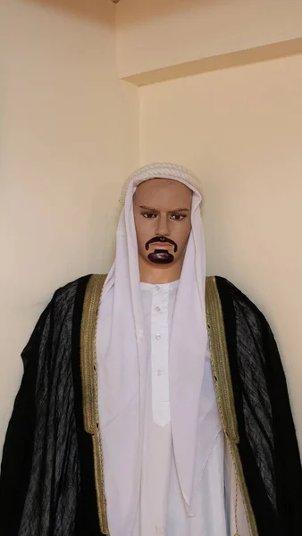 Traditionelle Kopfbedeckung Arabischer Männer Auf Einer Schaufensterpuppe — Stockfoto