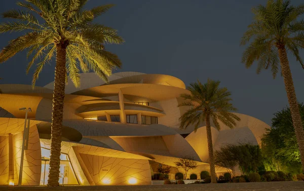 Doha Qatar Dicembre 2020 Museo Nazionale Del Qatar — Foto Stock