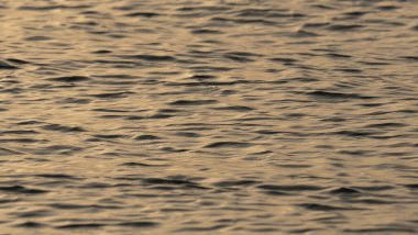 Sabahın erken saatlerinde okyanus dalgalarının soyut doğası. seçici odak