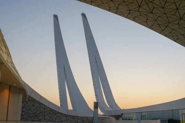 Доха Катар Мая 2021 Года Городская Мечеть Красивого Образования Катаре — стоковое фото