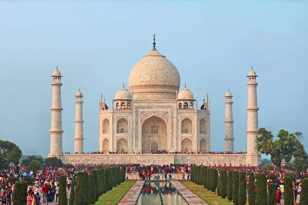 Taj Mahal Mausoleo Moglie Dell Imperatore Agra India — Foto Stock