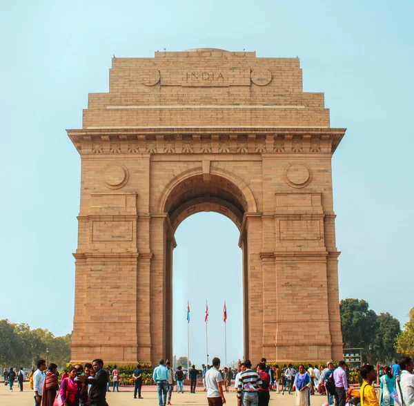 Ворота Індії Делі Всеіндійський Військовий Меморіал — стокове фото
