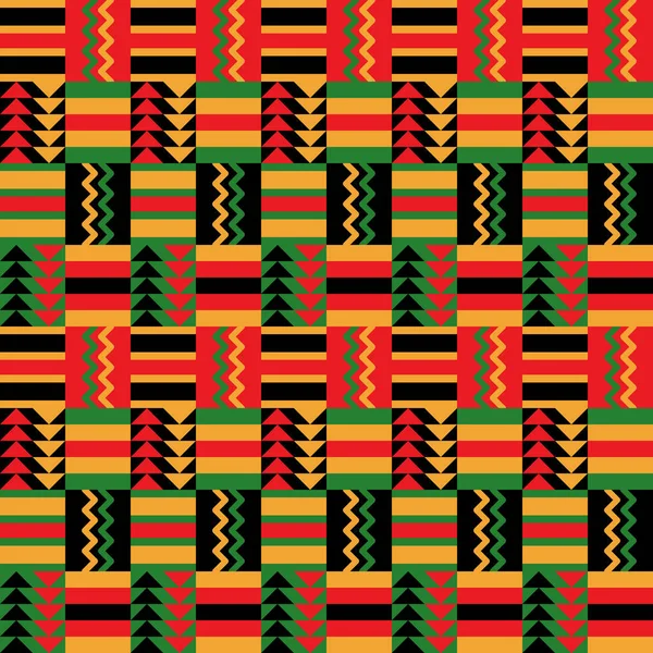 Modèle Africain Traditionnel Est Une Illustration Vectorielle Simple Avec Mélange — Image vectorielle