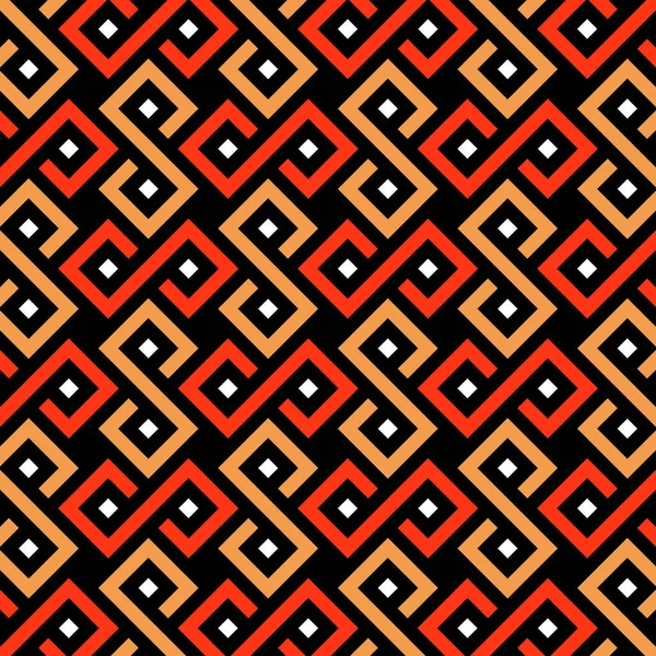 Modèle Africain Traditionnel Est Une Illustration Vectorielle Simple Avec Mélange — Image vectorielle