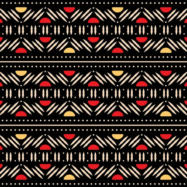 Modèle Africain Traditionnel Est Une Illustration Vectorielle Simple Avec Mélange — Image vectorielle