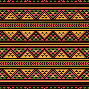 Geleneksel Afrika modeli. Bu basit bir vektör illüstrasyonudur. Eski ve modern stillerin uyumlu bir karışımıdır. Gerekirse renk değiştirilebilir. Eps10 vektörü.