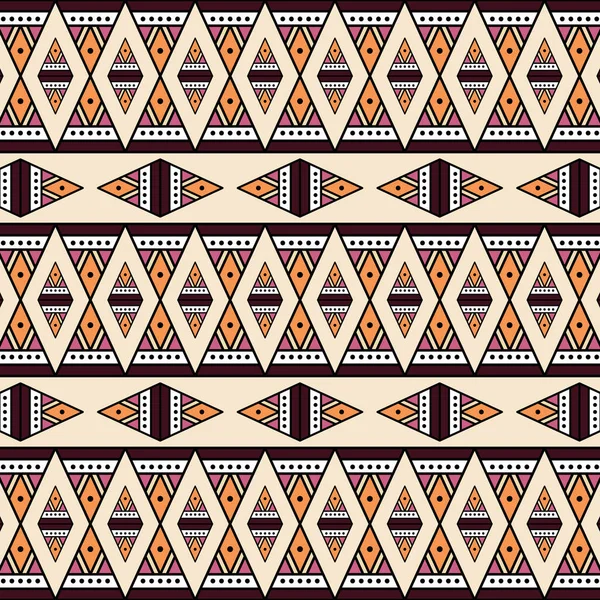 Padrão Africano Tradicional Esta Uma Ilustração Vetorial Simples Com Mistura —  Vetores de Stock