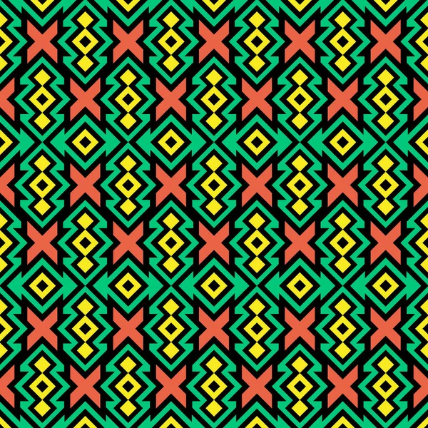 Patrón Africano Tradicional Esta Una Simple Ilustración Vectorial Con Armoniosa — Vector de stock