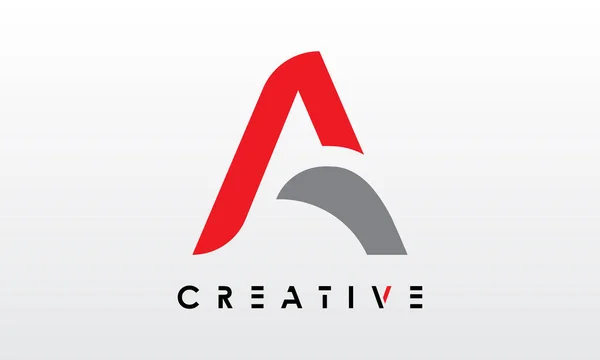 Initial Ein Buchstabe Logo Design Vektor Template Abstrakter Buchstabe Logo — Stockvektor