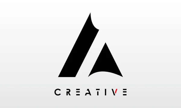 Inledande Bokstav Logo Design Vektor Mall Abstrakt Bokstav Logotyp Design — Stock vektor