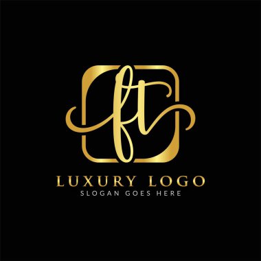 Yaratıcı modern iş tipografi vektör şablonlu ilk FT Mektup logosu. Yaratıcı Harf FT Logo Vektörü