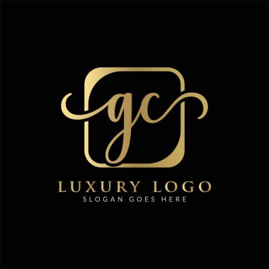 İlk olarak GC Harf Logosu Modern Tipografi Vektör Şablonu. Yaratıcı Lüks Mektup GC logo Tasarımı