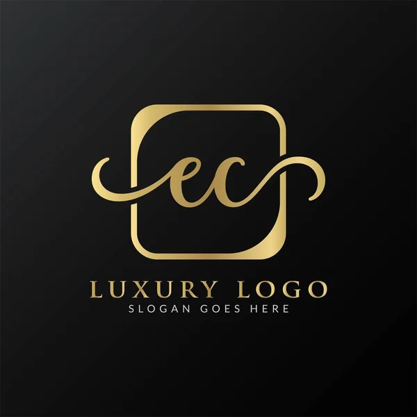 Initial Letter Logo Creative Modern Typografi Vektormall Creative Abstract Brev — Stock vektor
