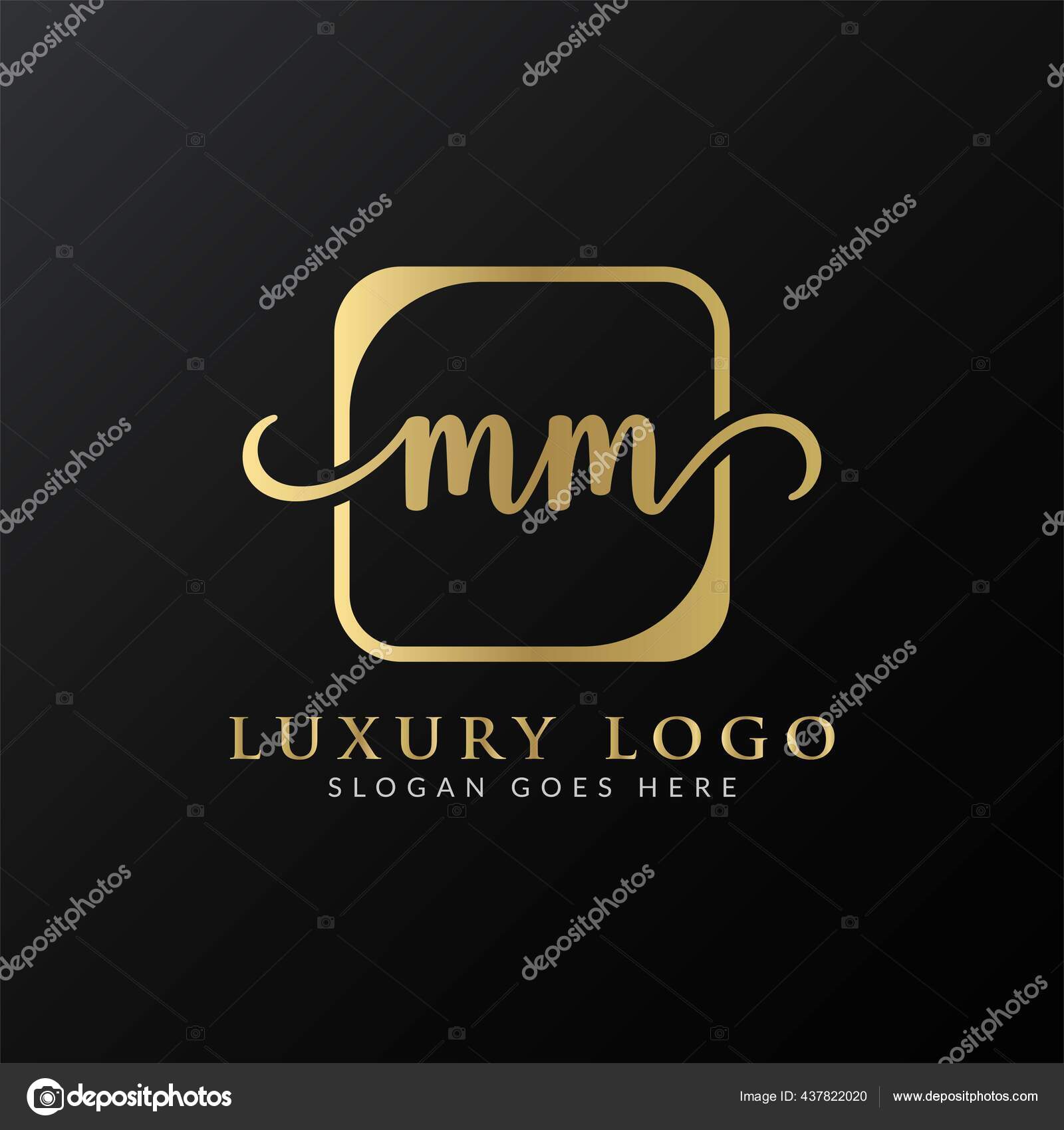 Initial Letter Logo Design Vector Template Luxury Letter Logo