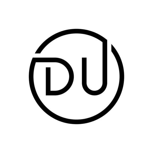 Początkowa Litera Logo Kreatywna Typografia Wektor Szablon Kreatywne Koło List — Wektor stockowy