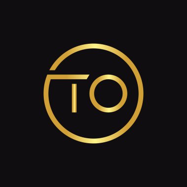 Baş Çember to harf Logo Tasarım Şablonu. Logo Tasarımına Soyut Harfler