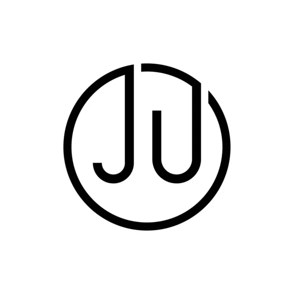 Carta Creativa Logo Design Vector Template Letra Inicial Del Círculo — Vector de stock