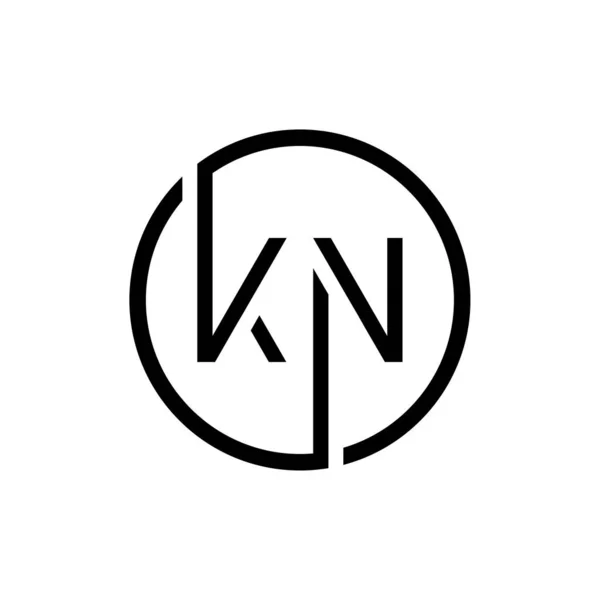 Linked Letter Logo Design Vector Template Illustrazione Creativa Del Vettore — Vettoriale Stock