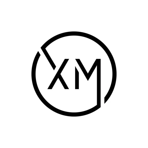 Creative Circle Letter Logo Design Vector Template Design Iniziale Del — Vettoriale Stock