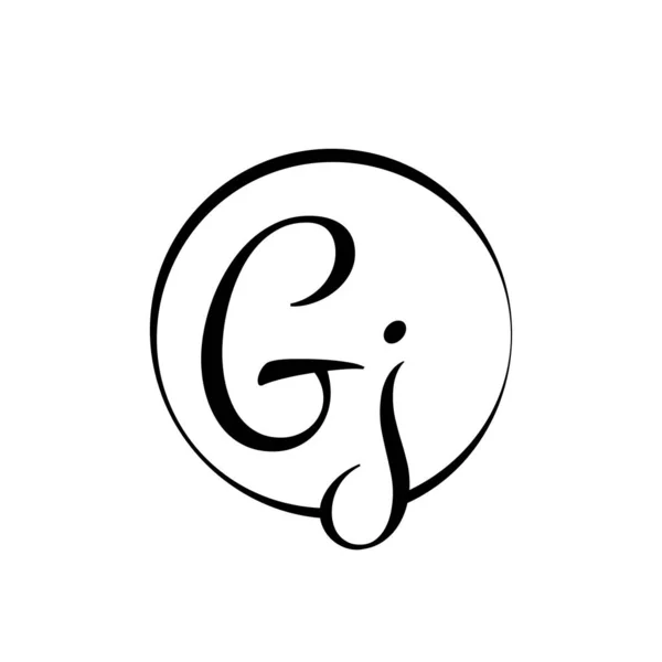 Początkowy Szablon Pisma Logo Kreatywna Typografia Wektorowa Creative Script List — Wektor stockowy