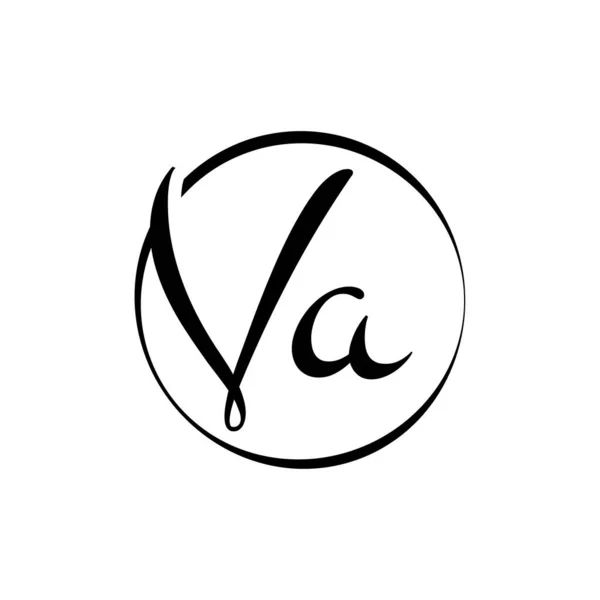 Начальная Буква Логотип Дизайн Векторного Шаблона Абстрактная Буква — стоковый вектор
