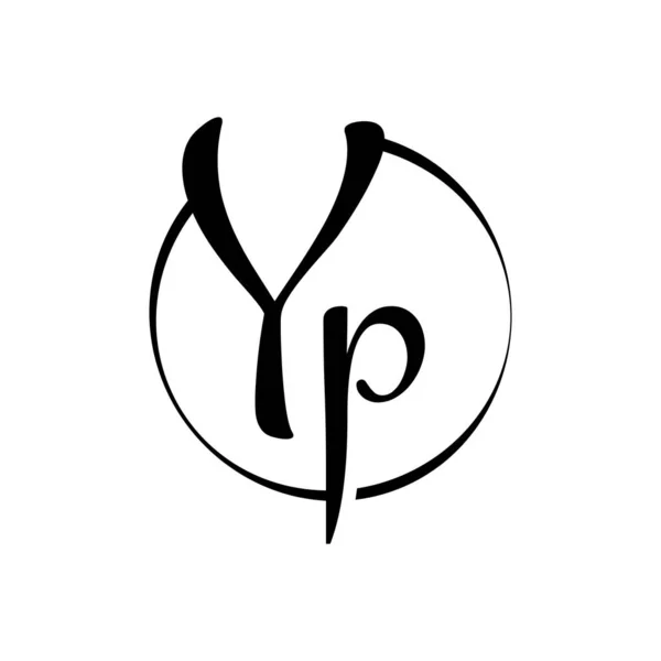 Letra Logo Design Vector Template Abstract Script Letter Vector Illustration — Vetor de Stock