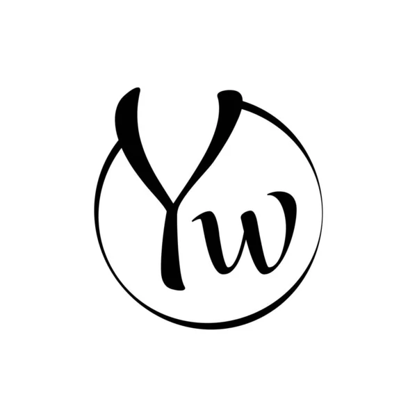 Літера Дизайн Логотипу Векторний Шаблон Анотація Скриптова Літера Векторні Ілюстрації — стоковий вектор