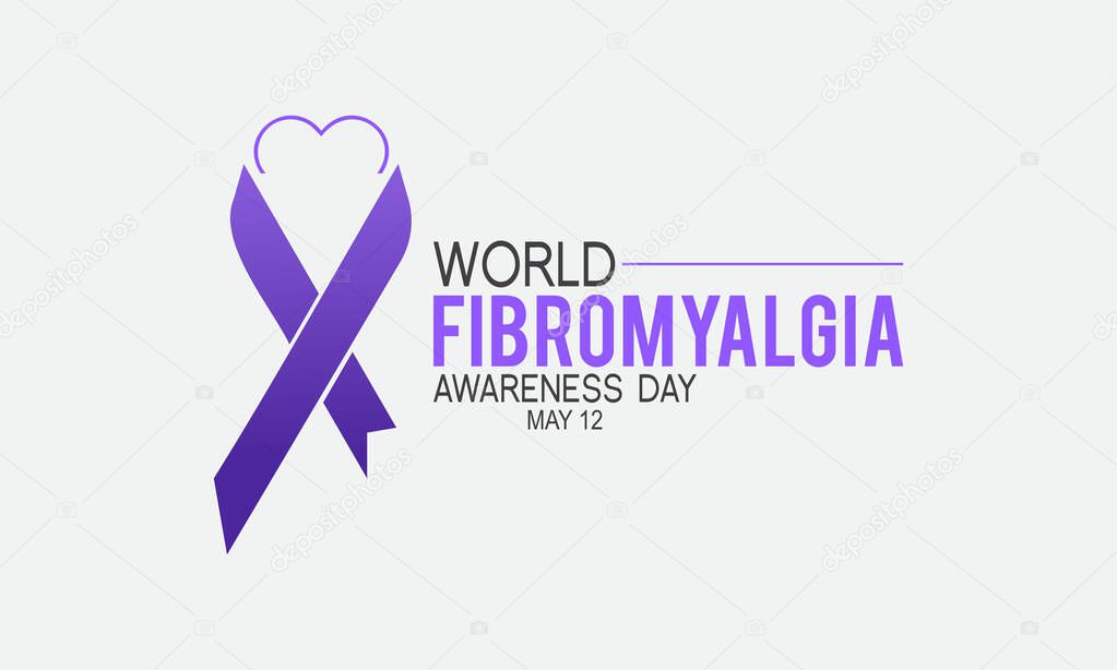 World Fibromyalgia Awareness Prevention and awareness Vector Concept. Banner, Poster World Fibromyalgia Awareness Campaign Template.