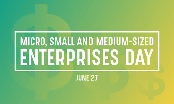 Шаблон векторной иллюстрации микро, малых и средних предприятий