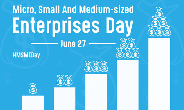 Micro, Small and Medium sized Enterprises Day Vector Illustration Template