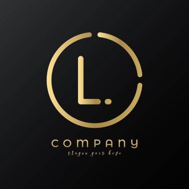 Technology Letter L Logo Design vector Template. Abstract Minimalist Typography Letter L Logo Design