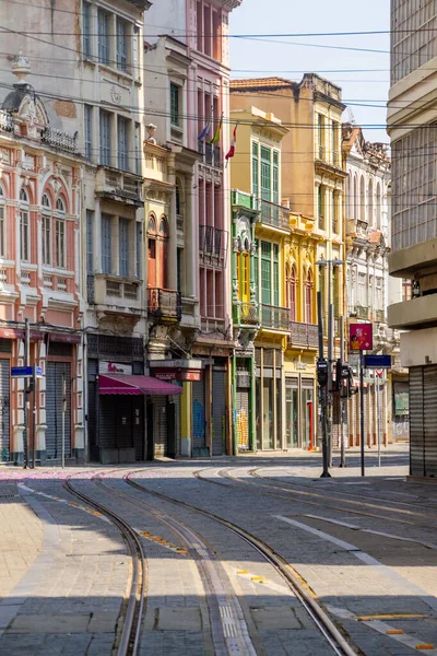 Calles Vacías Del Centro Río Janeiro Brasil Septiembre 2020 Calles — Foto de Stock