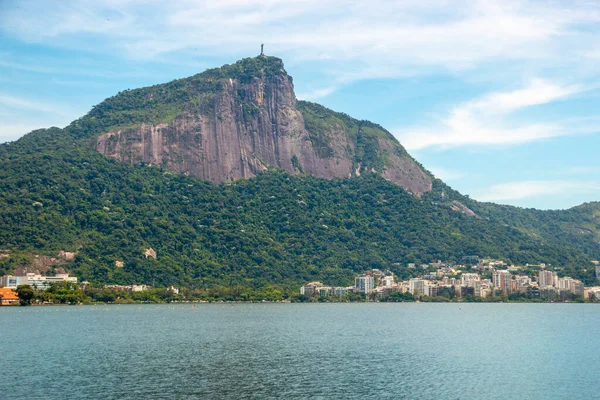 Estátua Cristo Redentor Rio Janeiro Brasil Dezembro 2020 Estátua Cristo — Fotografia de Stock