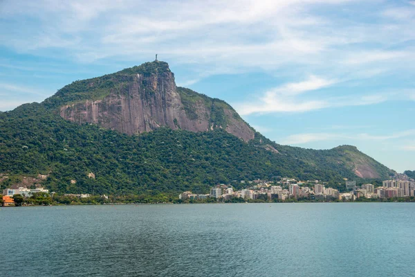 Ver Lagoa Rodrigo Freitas Rio Janeiro Brasil — Fotografia de Stock