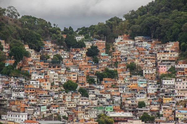 Favela Cantagalo Rio Janeiro Brasil Dezembro 2014 Vista Das Favelas — Fotografia de Stock