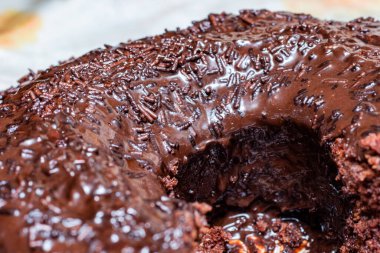 Ev yapımı çikolatalı pasta, Brezilya 'da çok popüler..