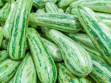 Rio de Janeiro Brezilya 'da bir markette kabak tezgahında..