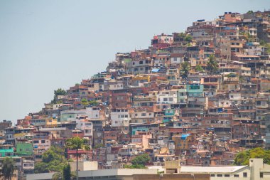 vidigal hill in Rio de Janeiro, Brazil. clipart