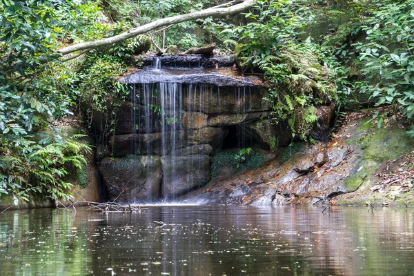 Pequeña Cascada Parque Lage Río Janeiro Brasil — Foto de Stock