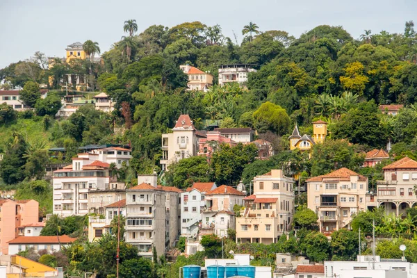 Округ Санта Тереза Який Видно Центру Міста Ріо Жанейро — стокове фото