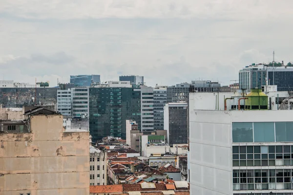 Från Toppen Byggnad Centrum Rio Janeiro — Stockfoto