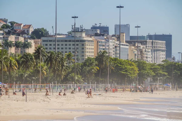 브라질 리우데자네이루의 플라멩 고해변 2021 리우데자네이루의 지역에 플라멩 고해변의 — 스톡 사진