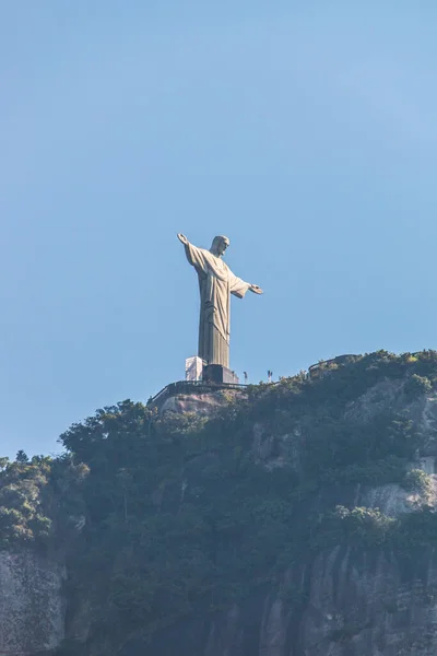 브라질 리우데자네이루의 그리스도의 2021 리우데자네이루의 인근에서 구속자 그리스도 — 스톡 사진